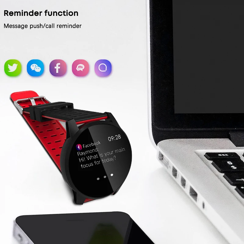 Bluetooth Android/IOS телефоны спортивные Смарт часы для здоровья водонепроницаемые IP67