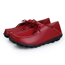 Новые женские классические модные туфли из натуральной кожи модные одноцветные удобные женские туфли для отдыха