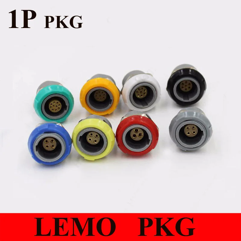 

LEMO Connector LEMO 1P PKG 2 3 4 5 6 7 8 9 10 14 Pin Connector LEMO PKG.M*.*GL.LG Female Socket Medical Socket