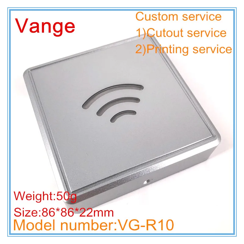 

5pcs/lot Molding made plastic enclosure IP54 ABS plastic case 86*86*22mm for RFID wifi reader
