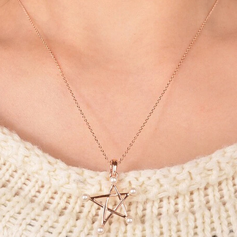 

Fashion Jewelry Gold Color Star Pendant Necklaces Pendant Long Women Necklaces Jewelry