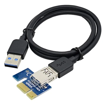 

Graphics Adapter Card SATA 15pin Male to 6pin Power USB 3.0 PCI-E Express 1X 4x 8x 16x Extender Riser