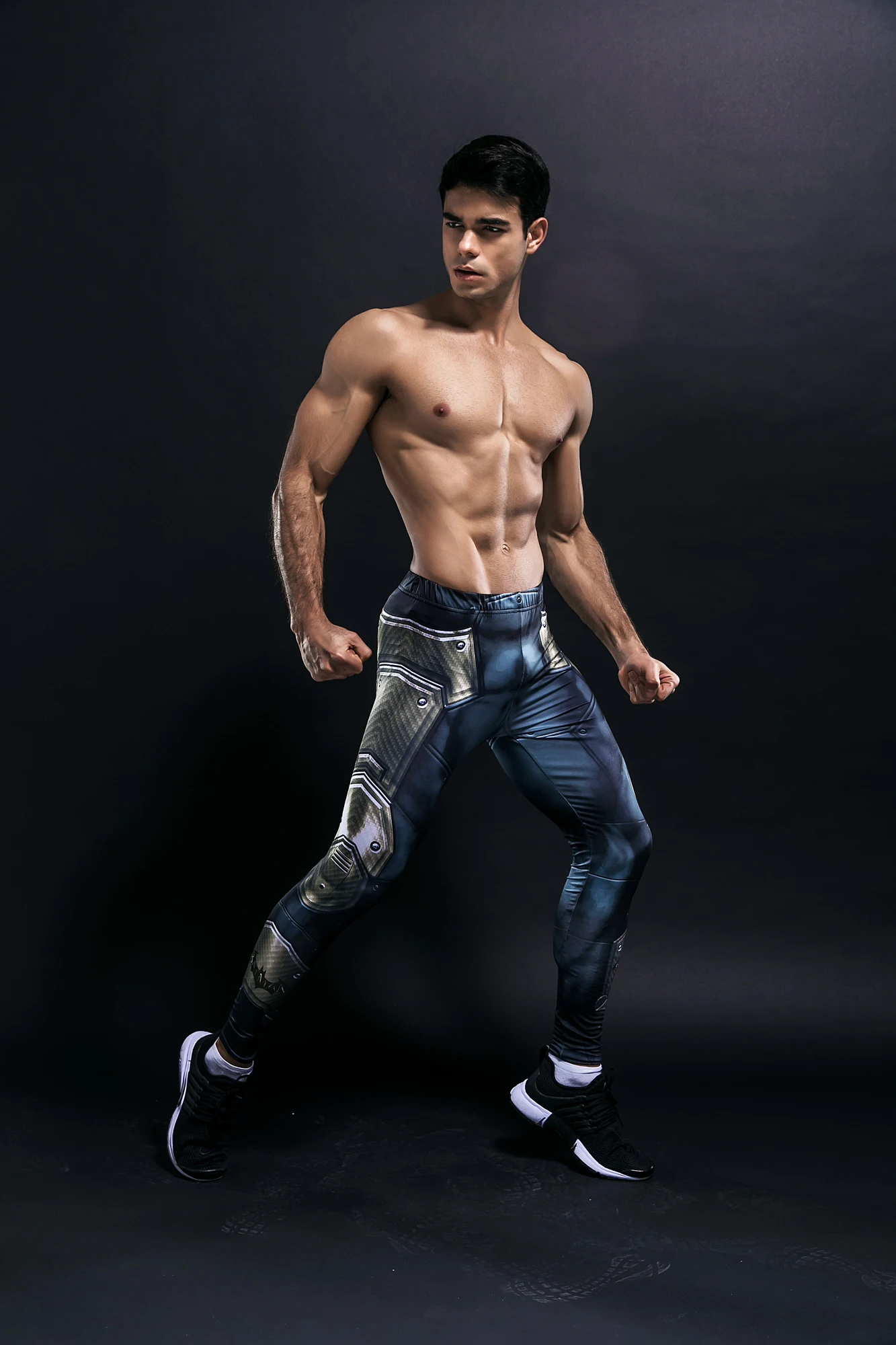 Мужские облегающие компрессионные брюки Супермен Человек-паук Железный человек Бэтмен леггинсы тренировочные брюки 3D Фитнес Бодибилдинг эластичные брюки