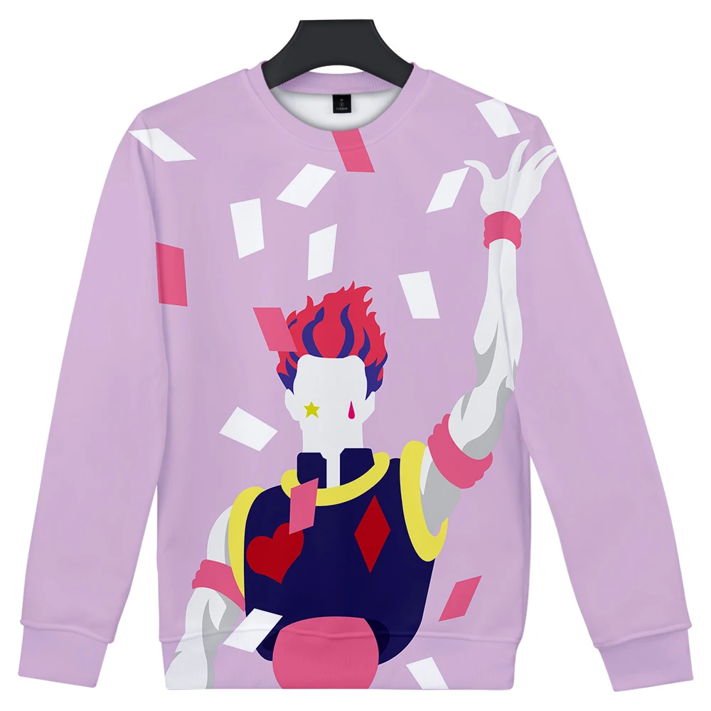

Hisoka 3D Printed O-Neck Women/Men Fashion Sweatshirts warm Streetwear Sweatshirts 2019 Casual Cool Trendy Clothes plus size