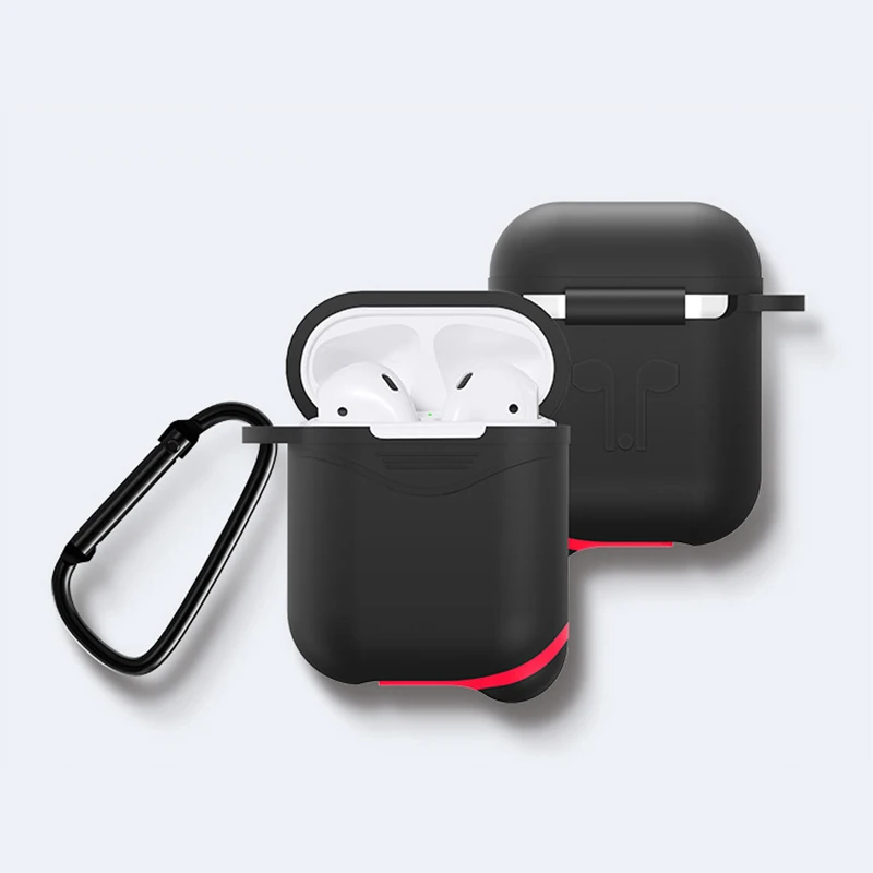 Новый дизайн силиконовый защитный чехол для AirPods наушников ударопрочный анти