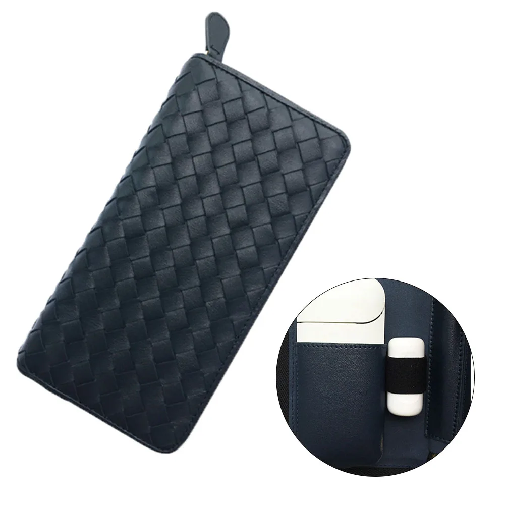 

Black Zip PU Case Anti Scratch Full Protective Carrying Case Leather Case Holder Storage For IQOS For Marlboro IQOS 2.4 Plus