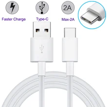 Белый быстрее зарядки Проводной Тип C USB синхронизации данных Зарядное устройство кабель для Samsung S8 плюс C9 C7 Pro Примечание 7 8 для Huawei Honor 8 9 V8 V9