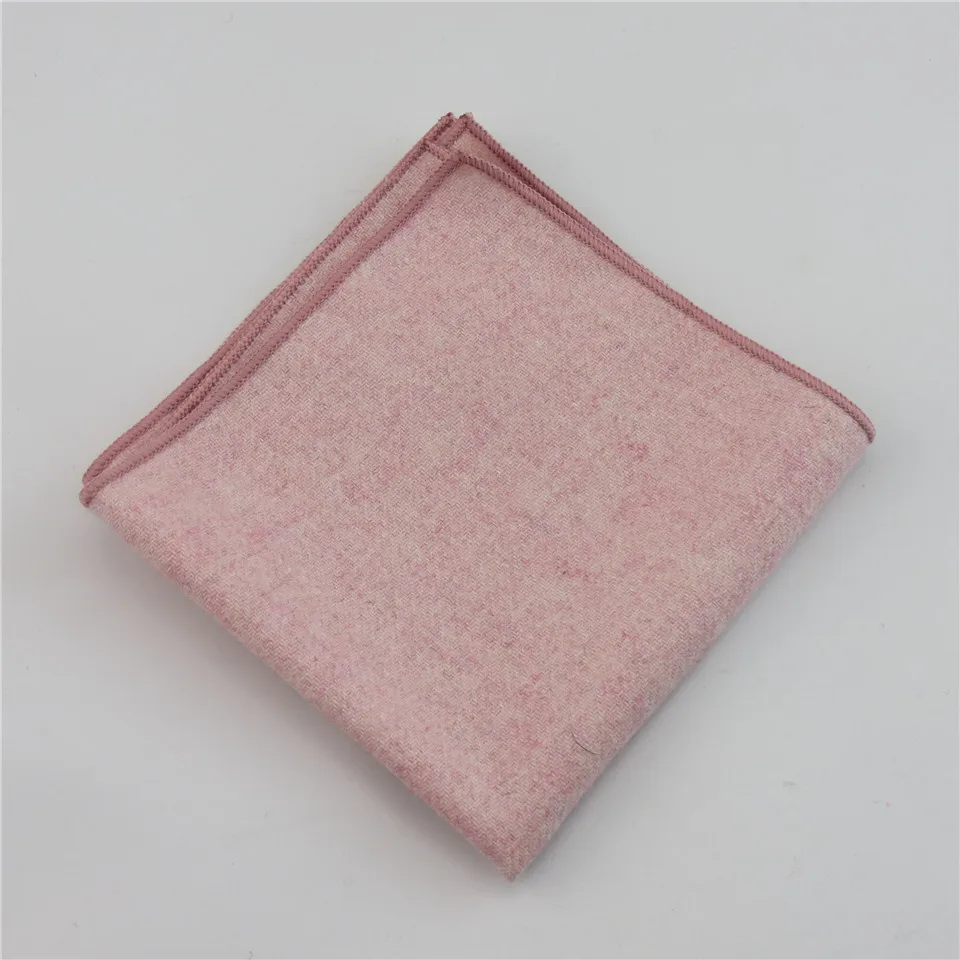 100% Wool Pink Tie Set Men's Ties Bowtie Pocket Square Handkerchief Suit Set For Men Wedding Party