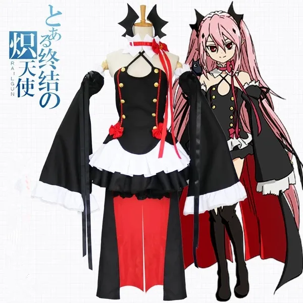 Owari No Seraph Of The обувь персонажа крул Цепеш из парики Костюмы для косплея Лолита