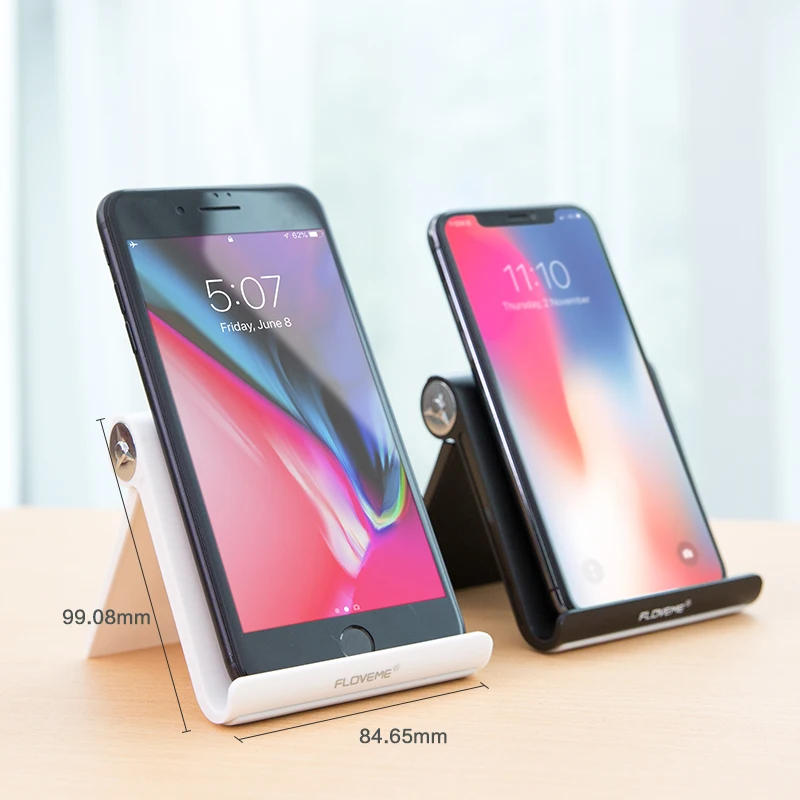 FLOVEME Schreibtisch Telefon Halter Stehen Für iPhone XS Max XR XS X 8 7 Plus Einstellbare Telefon