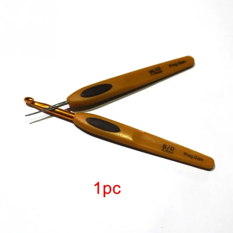 Тип катушки вязания крючком пряжа ткачество процесс одной головы Инструмент вязания крючком