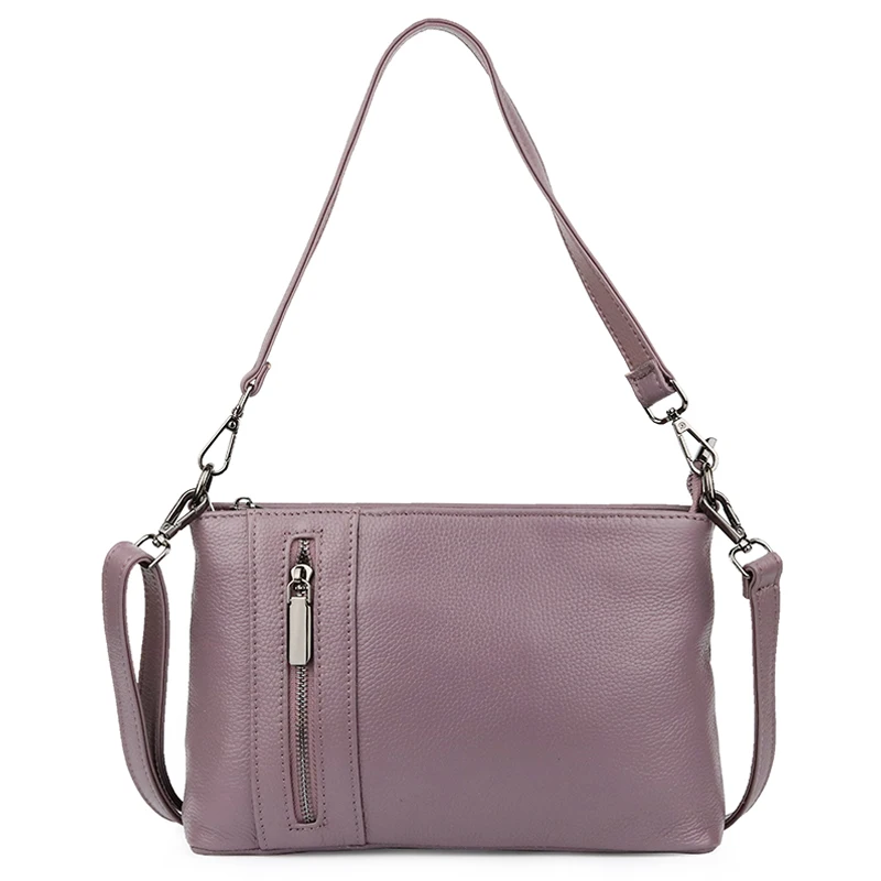 

women handbags genuine leather red black 2019 ladies shoulder bag cow leather fashion vintage beach party travel crossbody bags