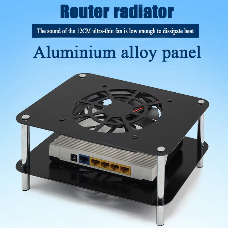 

router radiator rack fan mesh broadband cat set-top box sub-radiator bracket USB 12cm*12cm*2.5cm cooling fan
