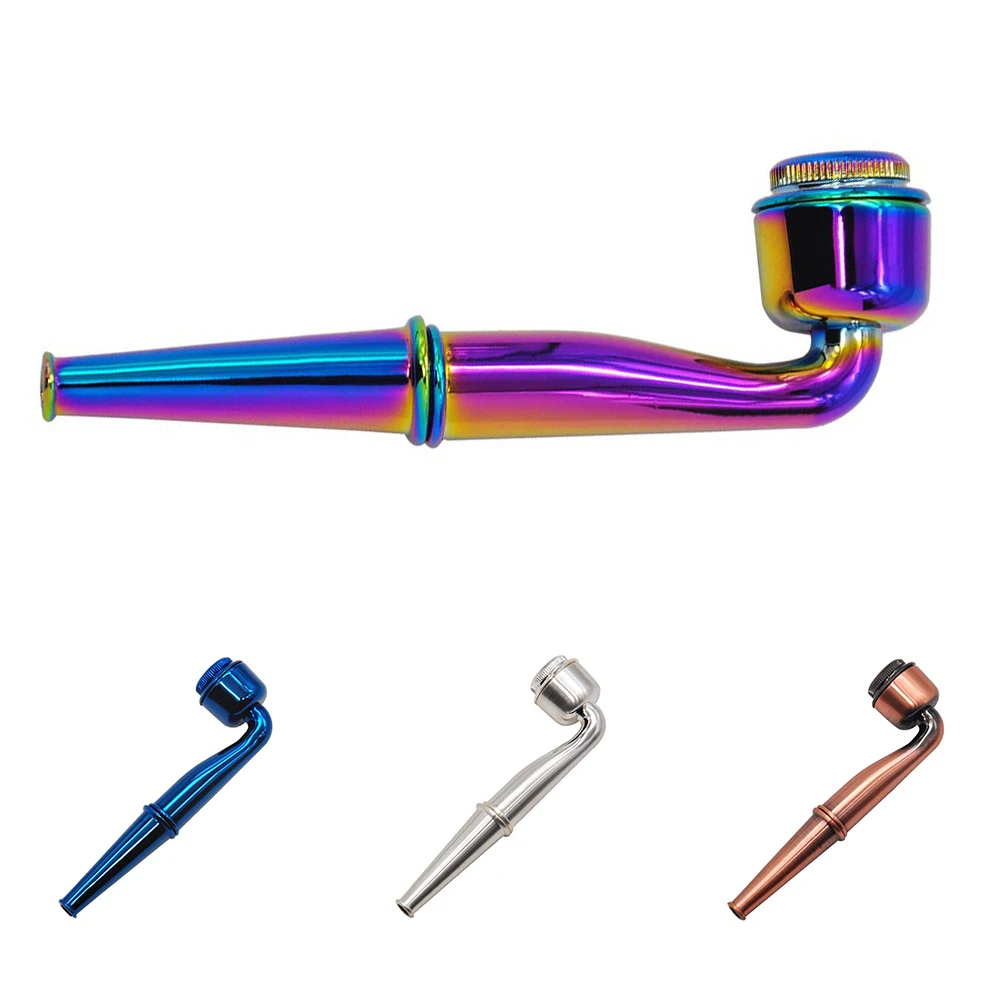 Buy New Metal Zinc Alloy Smoking Herb Pipe 95MM Metal