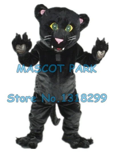 Hitam Panther Maskot Kostum Penjualan Panas Kartun Liar Hewan