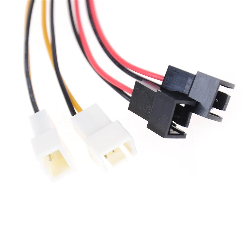 1X Новый 4 контактный кабель питания Molex 3 Pin для вентилятора разъем компьютерной