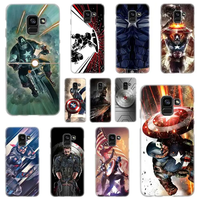 

captain america vs winter soldier Hard Case for Samsung Galaxy A7 A6 A8 Plus A9 A3 A5 2016 2017 2018 A30 or A20 A50 A60 A70