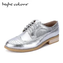Модные Разноцветные Женские оксфорды ручной работы из натуральной кожи с круглым носком; дизайнерские винтажные туфли на плоской подошве; большие размеры 43