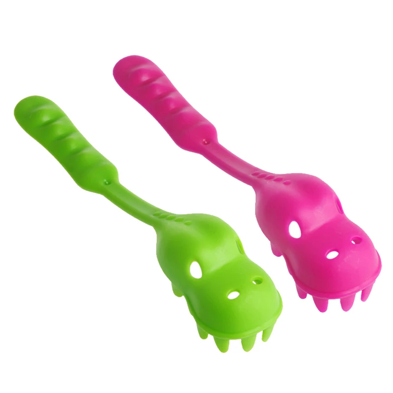 

Pasta Server Dinosaur Spaghetti Serving Spoon Fork Crocodile Mar28