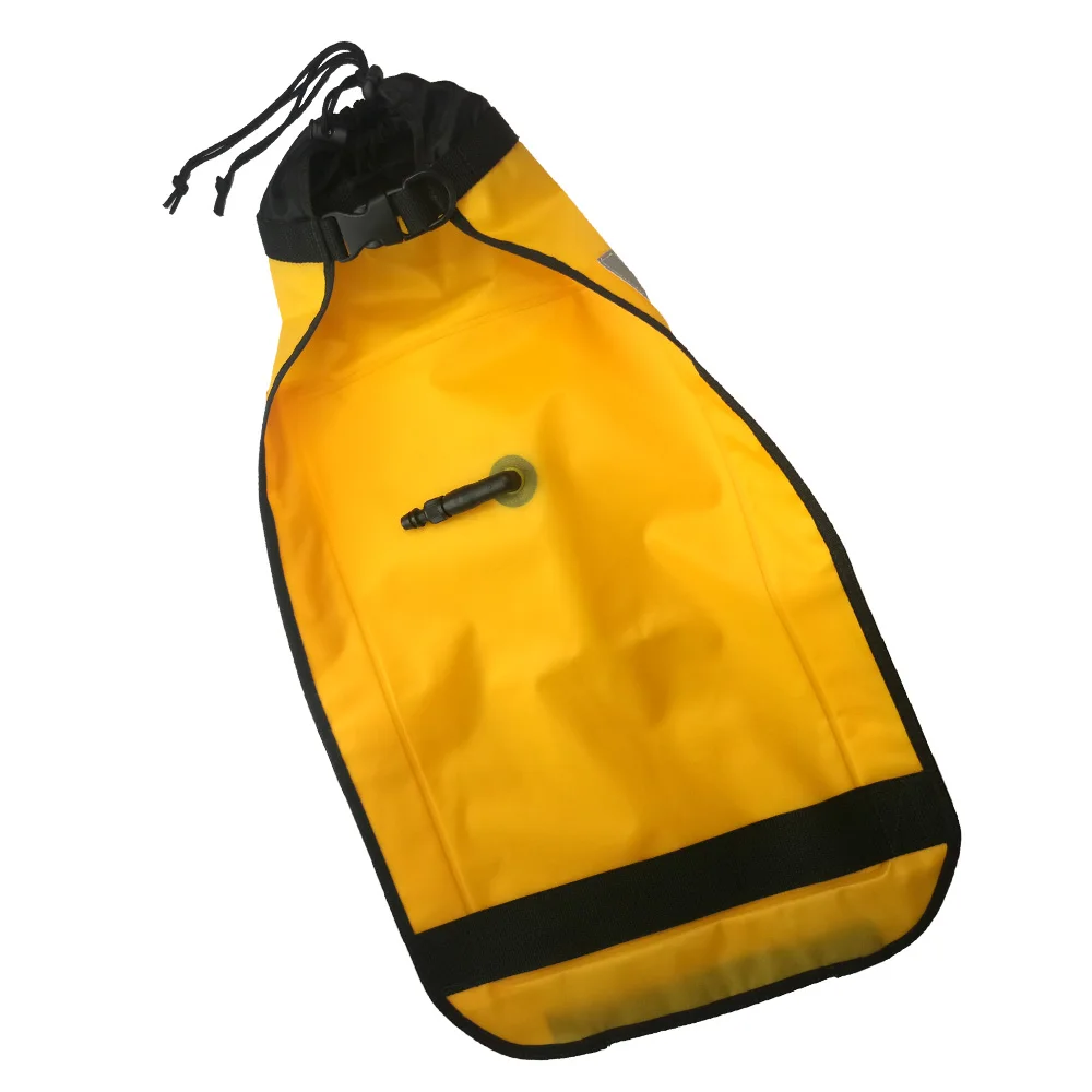 Желтый каяк безопасности весло плавающий мешок с быстроразъемной пряжкой для водных видов спорта