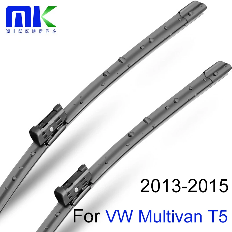 Mikkuppa Front And Rear Wiper Arm Blades For VW Multivan T5 2013 2014 2015 Windscreen Natural Rubber Car Auto Accessories | Автомобили и