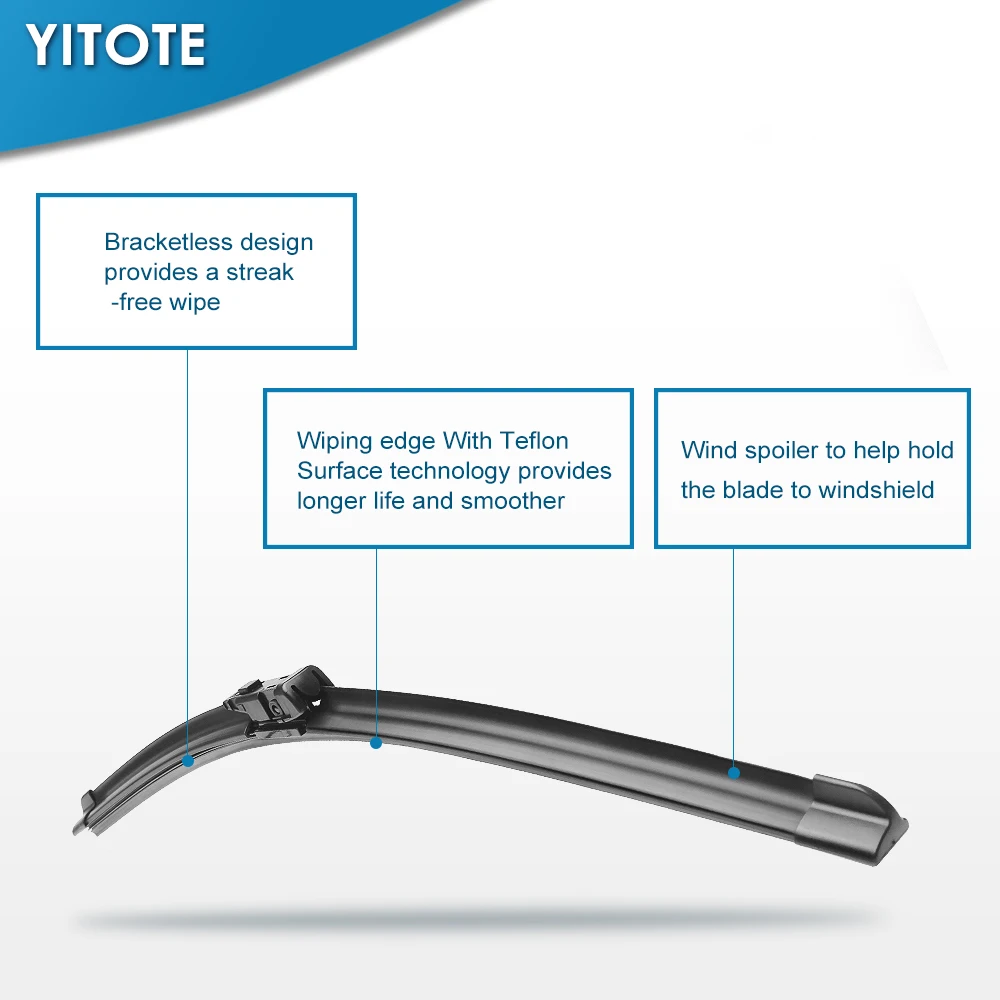 Щетки стеклоочистителя YITOTE для Audi Q5 Fit 2008 2009 2010 2011 2012 2013 2014 2016 2017 2018