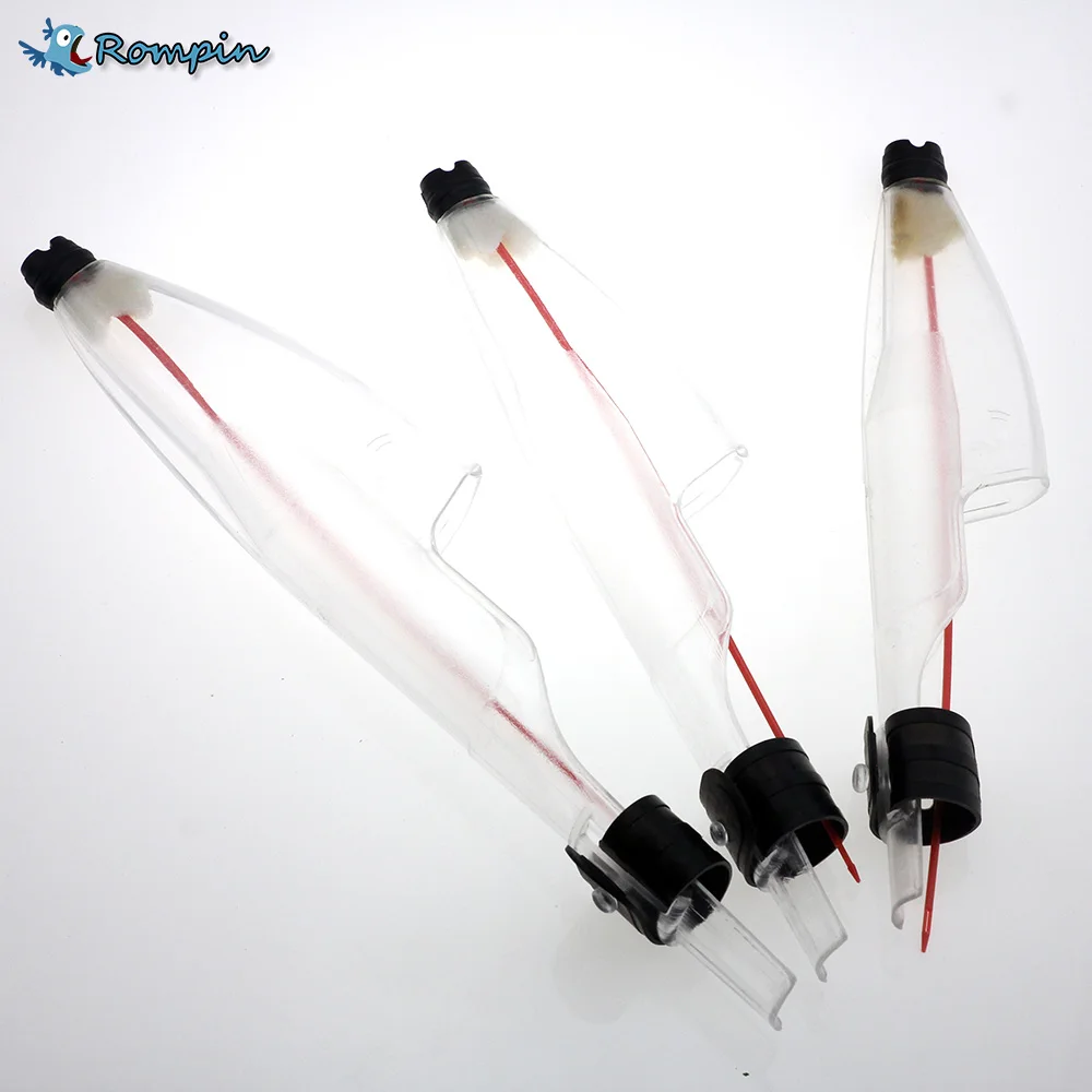 

Rompin 1pcs Transparent Fishing Rod Cap Pole Protection Caps Guide Hood Sea Rod Hat Plastic Fishing Tackle Accessories