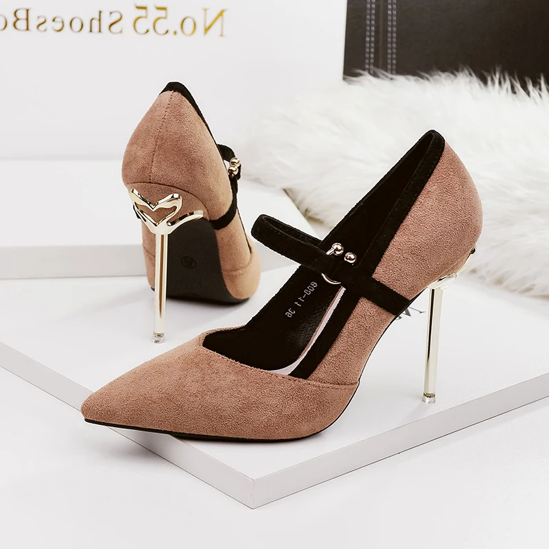Cresfimix B2624 Zapatos De Cómodo Altos a Hauts Oficina c Tacones Alto Garras B Amarillo Linda Dedo Femmes Moda Puntiagudo Tacón Mujeres Señora d Pie Del r8Rrpw