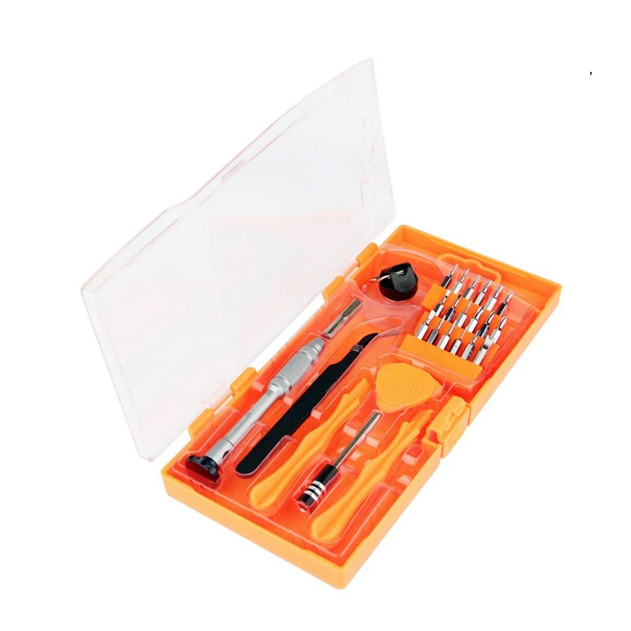 

Jakemy JM-8144 Mobile Phone Repair Tool screwdriver bit + bending tweezers lcd suction cup pry opening Electronic repairing