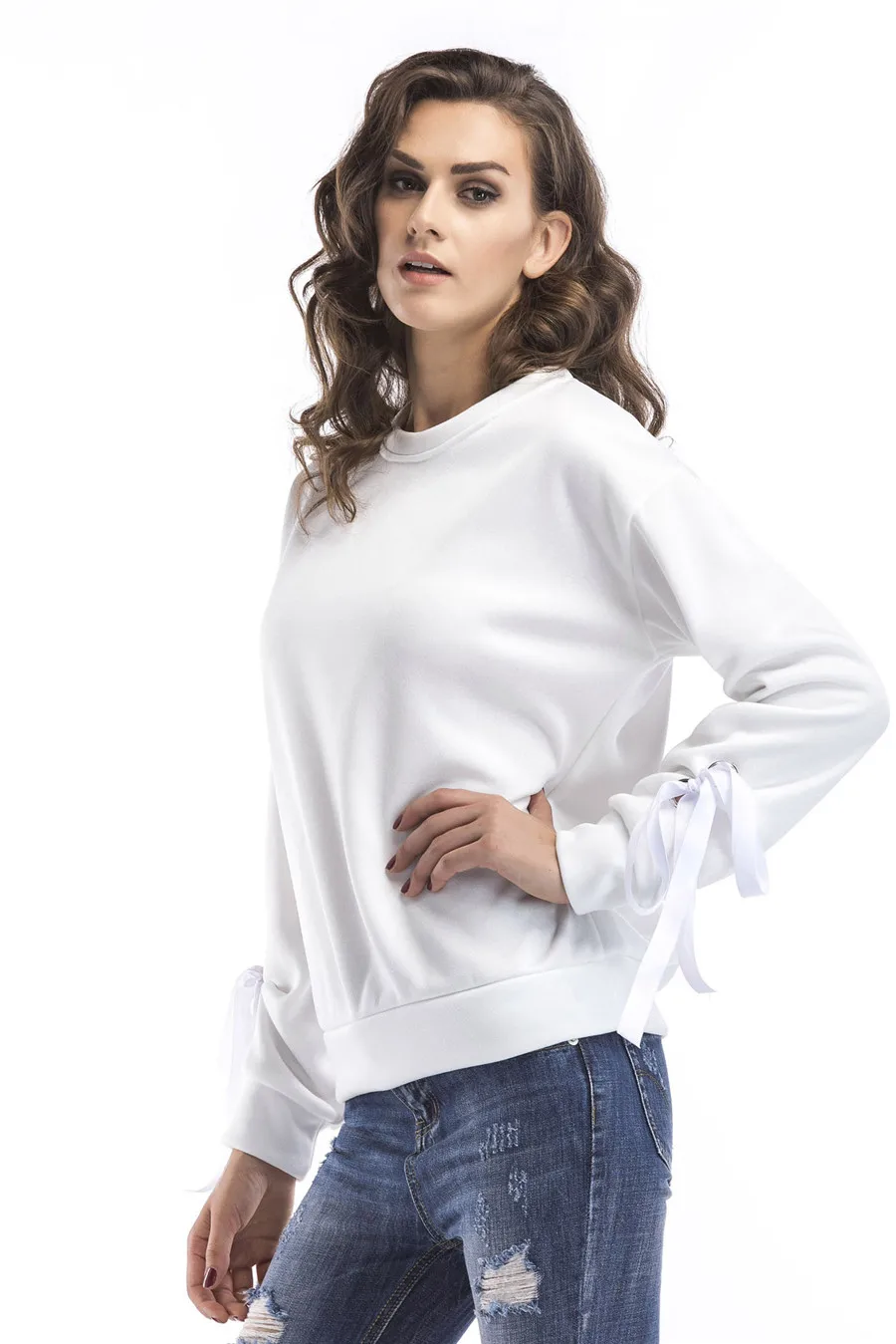 Gladiolus New Fashion Spring Autumn Sweatshirt Women O-Neck Lace Up Long Sleeve Pullover Women Hoodie 2019 Ladies Tracksuit Tops (18)