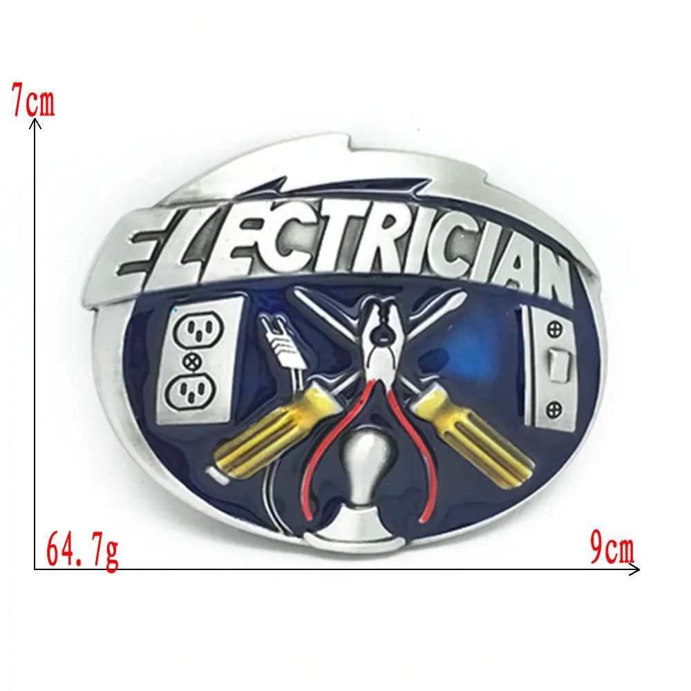 Электрик ковбои Запад с ремешком, пряжкой цинковый сплав износостойкие классические роскошный мужской ремень пряжка для 4,0 пояса