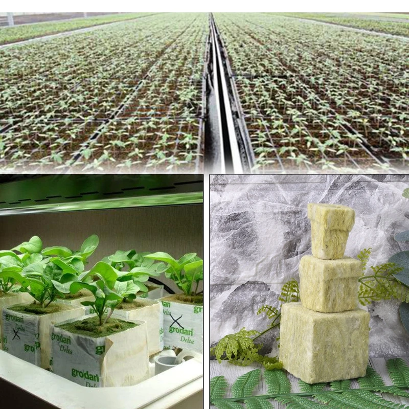 Rockwool Cube гидропонная выращивающая база для выращивания без земли|Цветочные