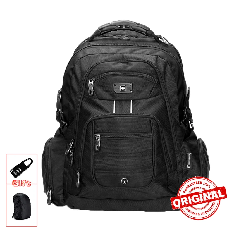 

men's 15.6' laptop notobook backpack waterproof nylon computer bag business big travel bagpack mochilas SW9801
