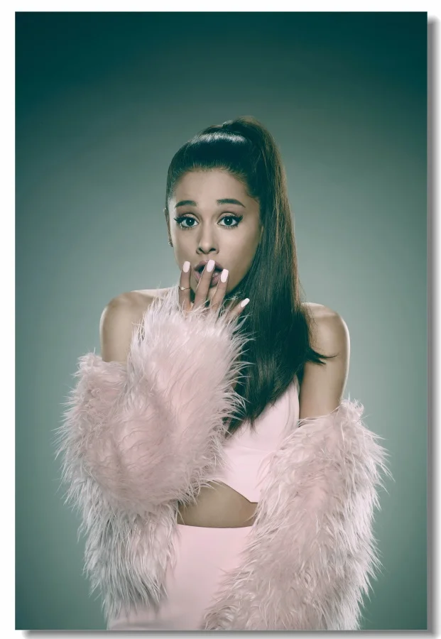 Custom Canvas Wall Decal Ariana Grande Poster Ariana Grande Wall ... - Custom Canvas Wall Decal Ariana GranDe Poster Ariana GranDe Wall Sticker Mural Scream Queens Wallpaper BeDroom