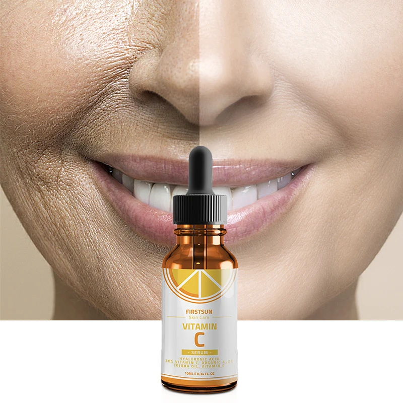 

Firstsun Vitamin C Whitening Serum Hyaluronic Acid Face Cream Snail Remover Freckle Speckle Fade Dark Spots Anti-Aging SkinCare