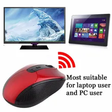 Беспроводная мышь 2,4 ГГц USB Оптический беспроводной приемник usb-мыши Беспроводные мыши игровой компьютер ПК ноутбук Настольный 3 цвета