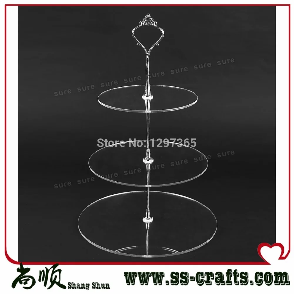 

3 Tier Acrylic Round Cupcake Stand/Birthday Wedding Party cupcake stand