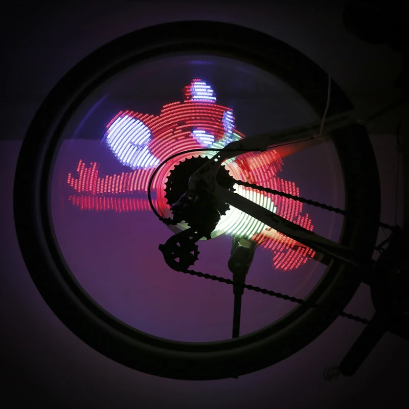 Best 64 LED Rechargeable DIY Wheel Light Spoke Light Auto Speed Change Programmable DIY Light Bicycle Accessories Waterproof 6 Best 64 LED Rechargeable DIY Wheel Light Spoke Light Auto Speed Change Programmable DIY Light Bicycle Accessories Waterproof 6