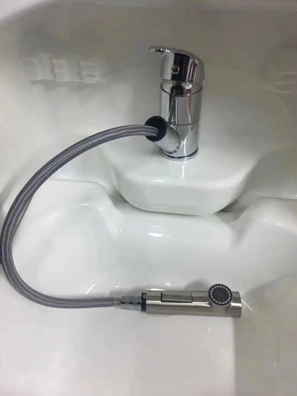 Boat Rv Caravan Camper Cold Hot Water Faucet Tap With Pull Out