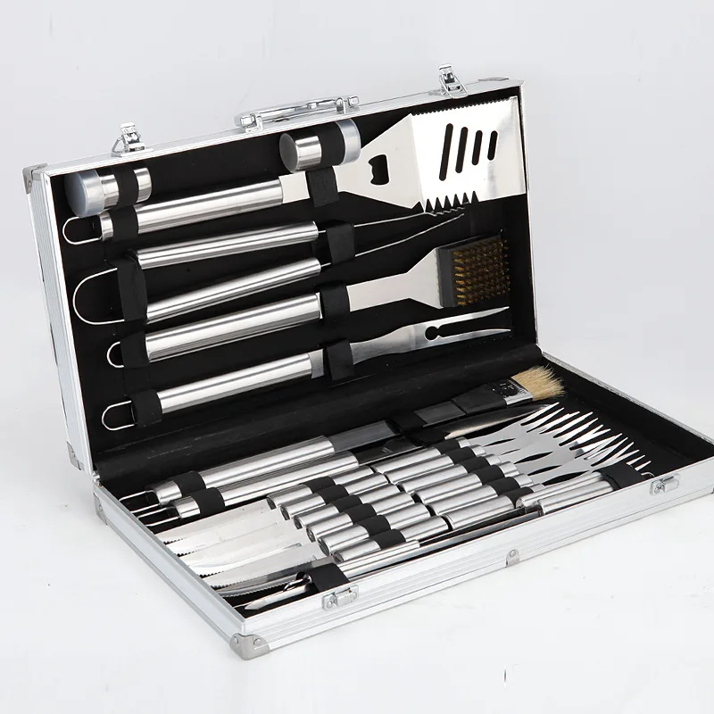 

24 pcs/set High block set barbecue set BBQ Tools Roast with knife and fork BBQ tool