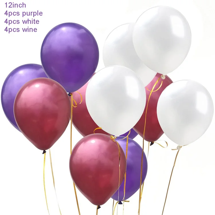 Красочные воздушные шары, набор воздушных латексных шаров, свадебные шарики, украшения для вечеринки на день рождения, вечерние шарики для мальчиков и девочек - Цвет: Color 1