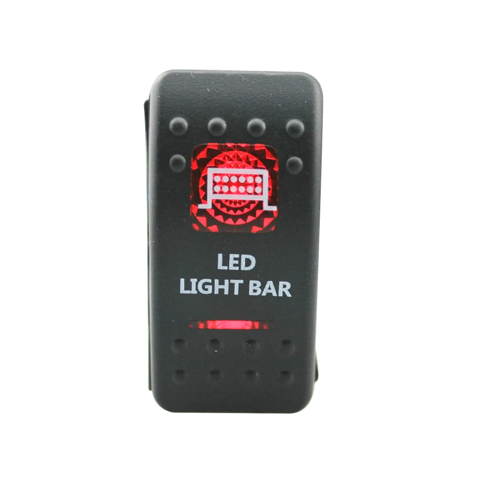 

12-24V Rocker Switch On Off Red Light Switch for Car Van Boat (LED Light Bar)