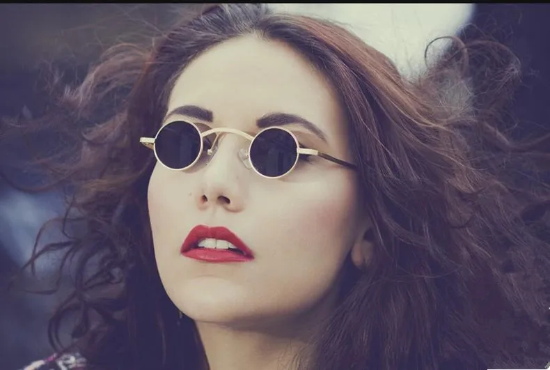 Men vintage steampunk sunglasses (8)