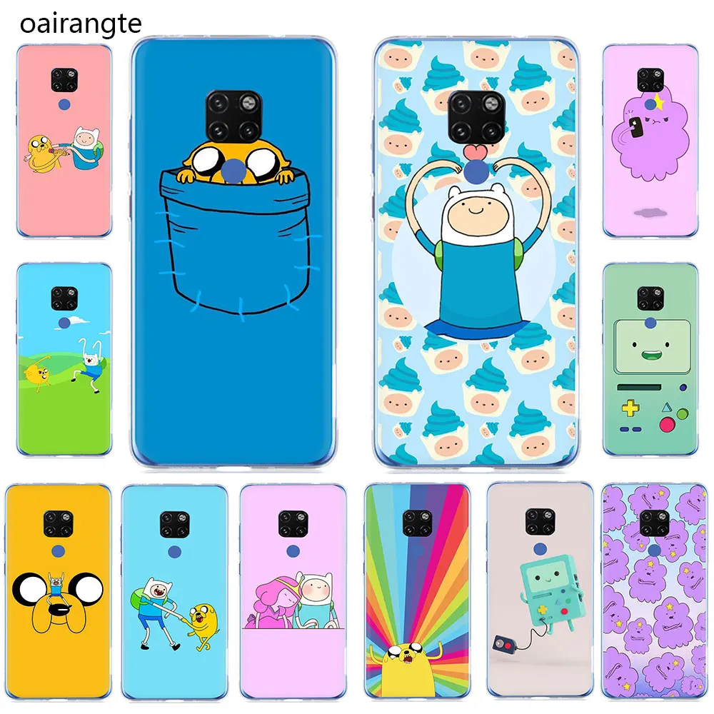 Жесткий чехол для телефона Beemo BMO Jake 2018 Adventure Time Cute Huawei Mate 10 20 30 Pro Nova2i 3i 3 5i Lite Y5 6 7 9 2017