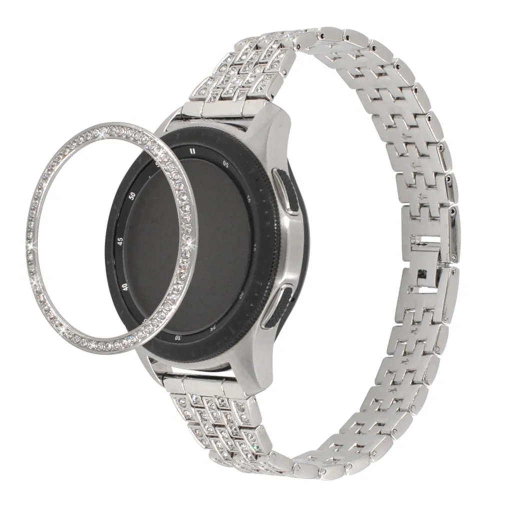 Новый ремешок для часов 2 шт. Samsung Galaxy Watch 42 мм Безель кольцо клейкая крышка против