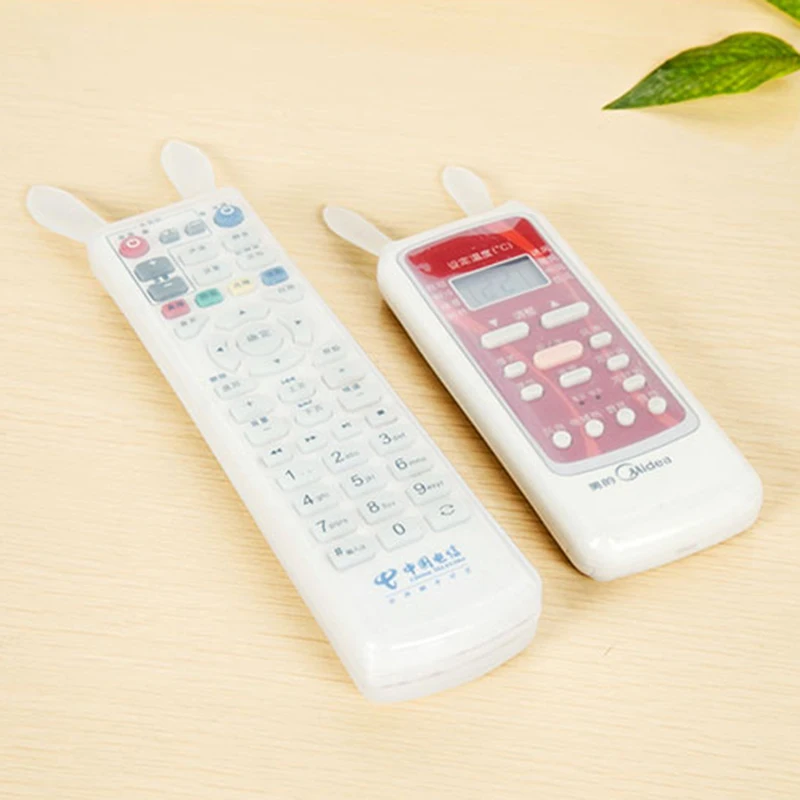 

2PC Waterproof Home Air Conditioning and TV Remote Control Silicone Protective Cover the remote control silicone protection kits