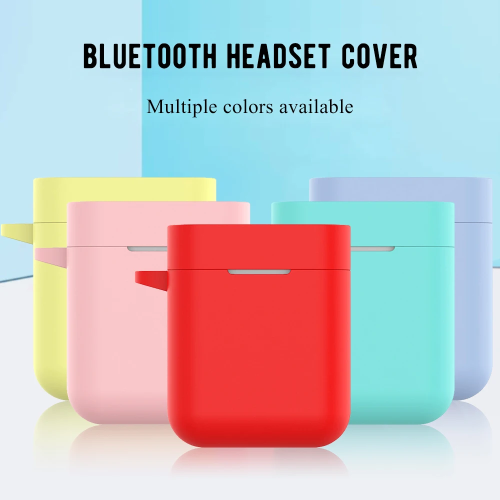 

Silicone Case for Xiaomi Airdots Pro Shockproof Earphone Protective Cover Pouch for Xiaomi Air Fashion Case without earphone