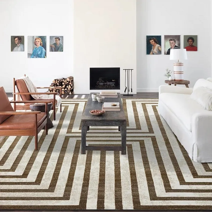 Турецкий стиль, Восточный ковер, большой размер, геометрический ковер для гостиной, Эверли, ковер тумана, домашний декоративный коврик, ковер для отеля