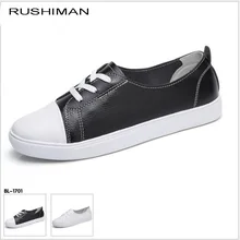 Женские лоферы из натуральной кожи на плоской подошве; сезон весна-лето; повседневная обувь на платформе; дышащая модная нескользящая обувь для студентов на мягкой подошве