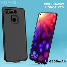Чехол для зарядного устройства NTSPACE s для huawei Honor V20, 6500 мА/ч, портативный чехол для зарядки аккумулятора с зажимом для Honor V20, чехол для питания